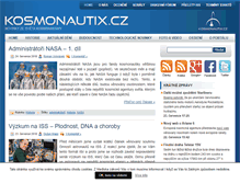 Tablet Screenshot of kosmonautix.cz